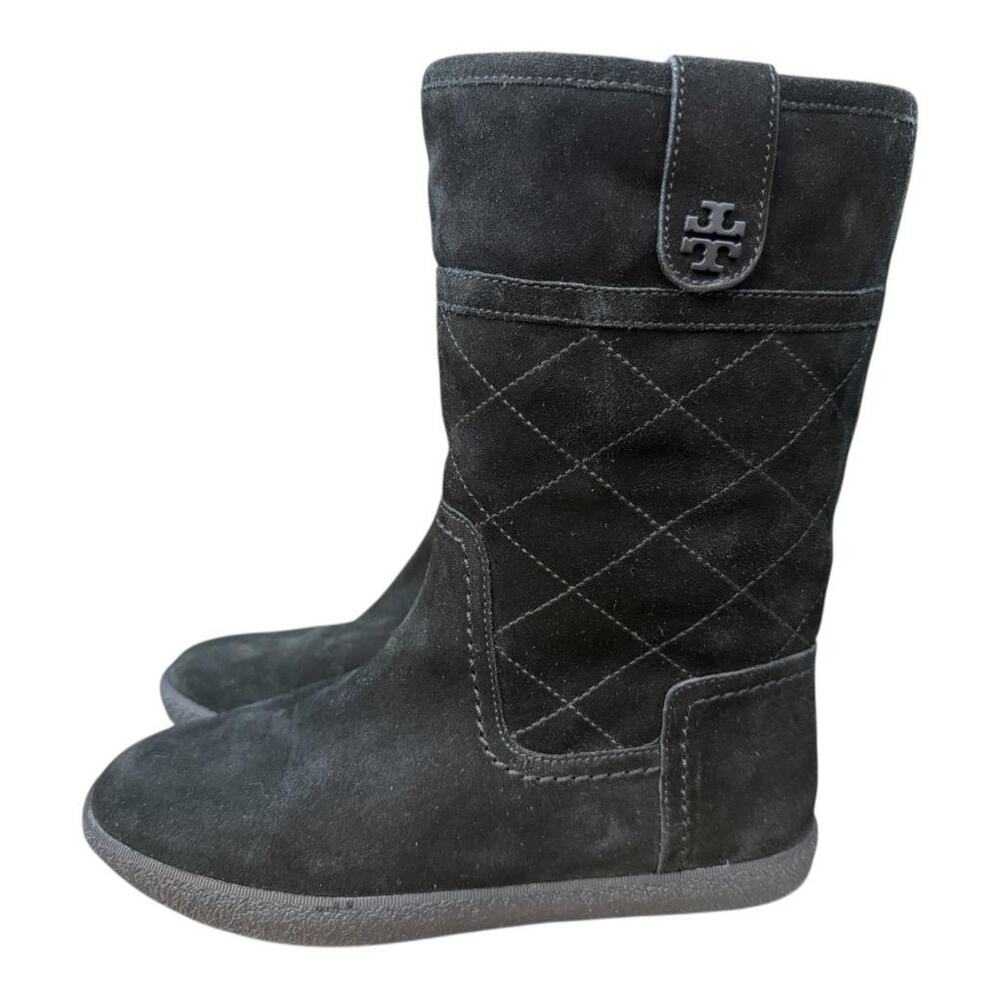 Tory Burch Alana Shearling Lined Suede Boot Boot Women size 6 - Picture 2 of 7